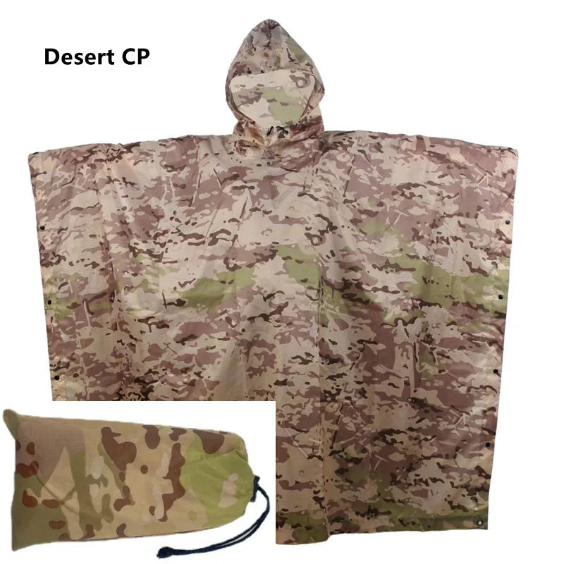 TactiShield Camo Rain Poncho