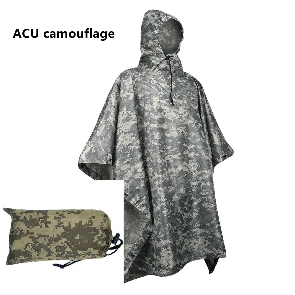 TactiShield Camo Rain Poncho