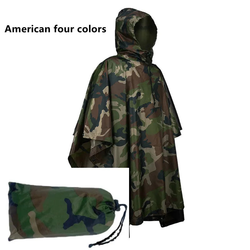 TactiShield Camo Rain Poncho