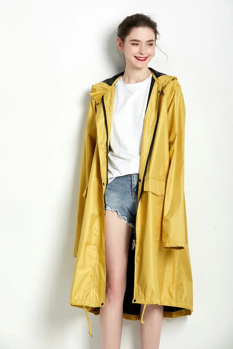 All-Weather Teflon-Coated Nylon Raincoat