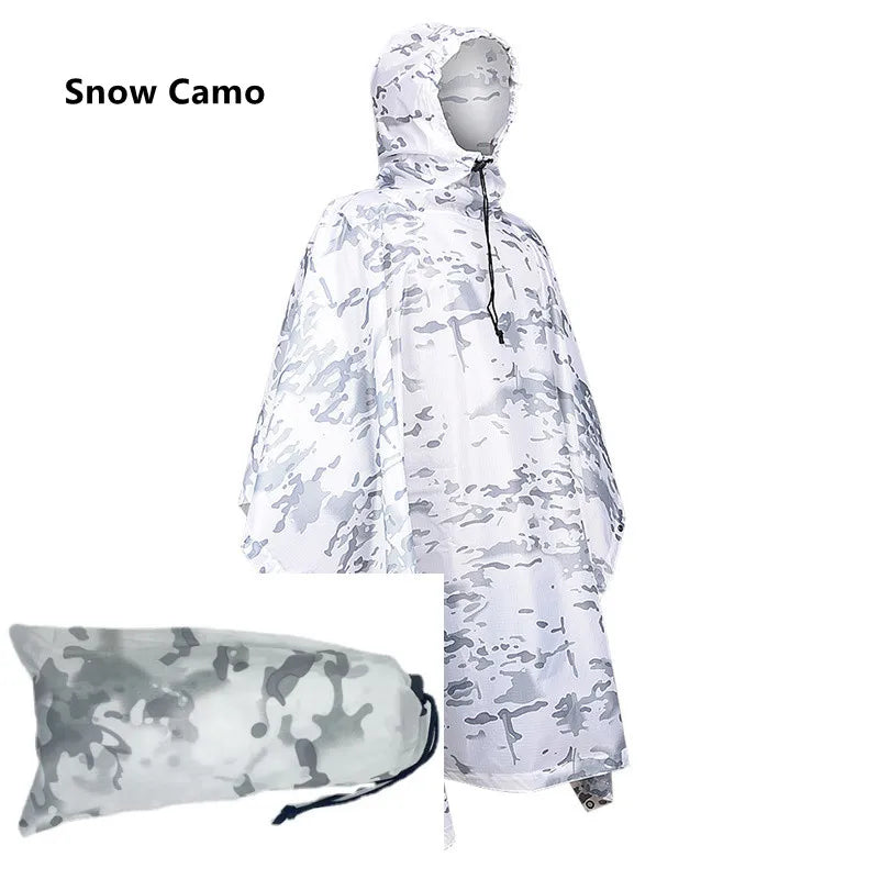 TactiShield Camo Rain Poncho