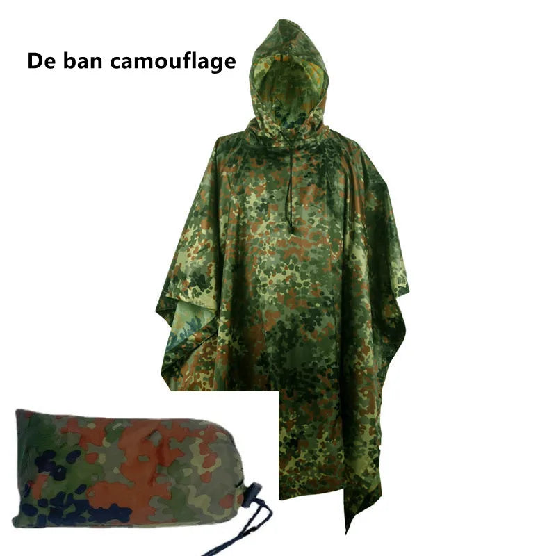 TactiShield Camo Rain Poncho