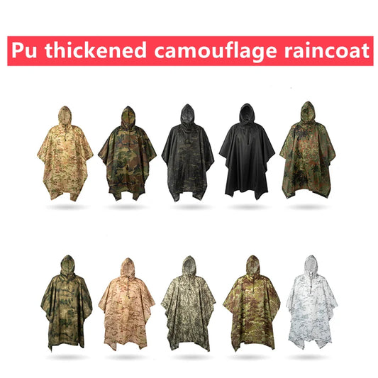 TactiShield Camo Rain Poncho