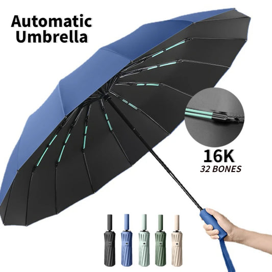 FLEX&COZY® Reinforced Fully Automatic Umbrella - Large Size, 108p