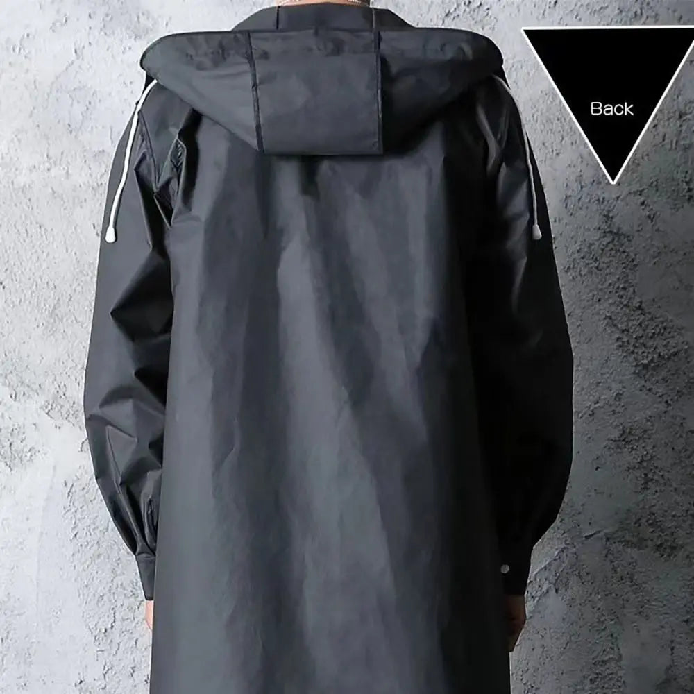 RainRider EVA Long Motorcycle Raincoat