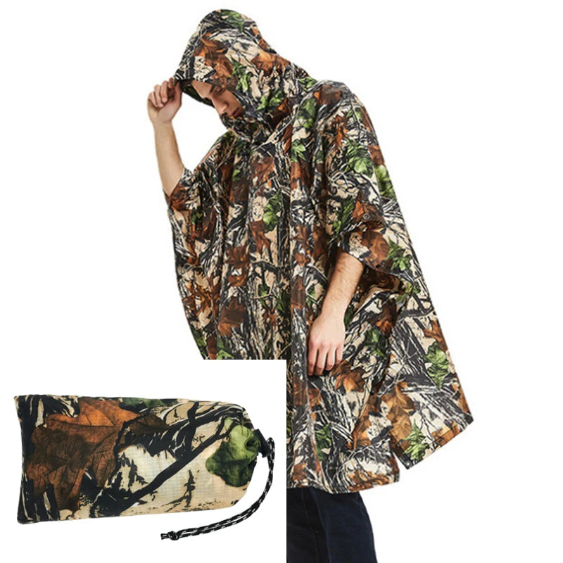 TactiShield Camo Rain Poncho