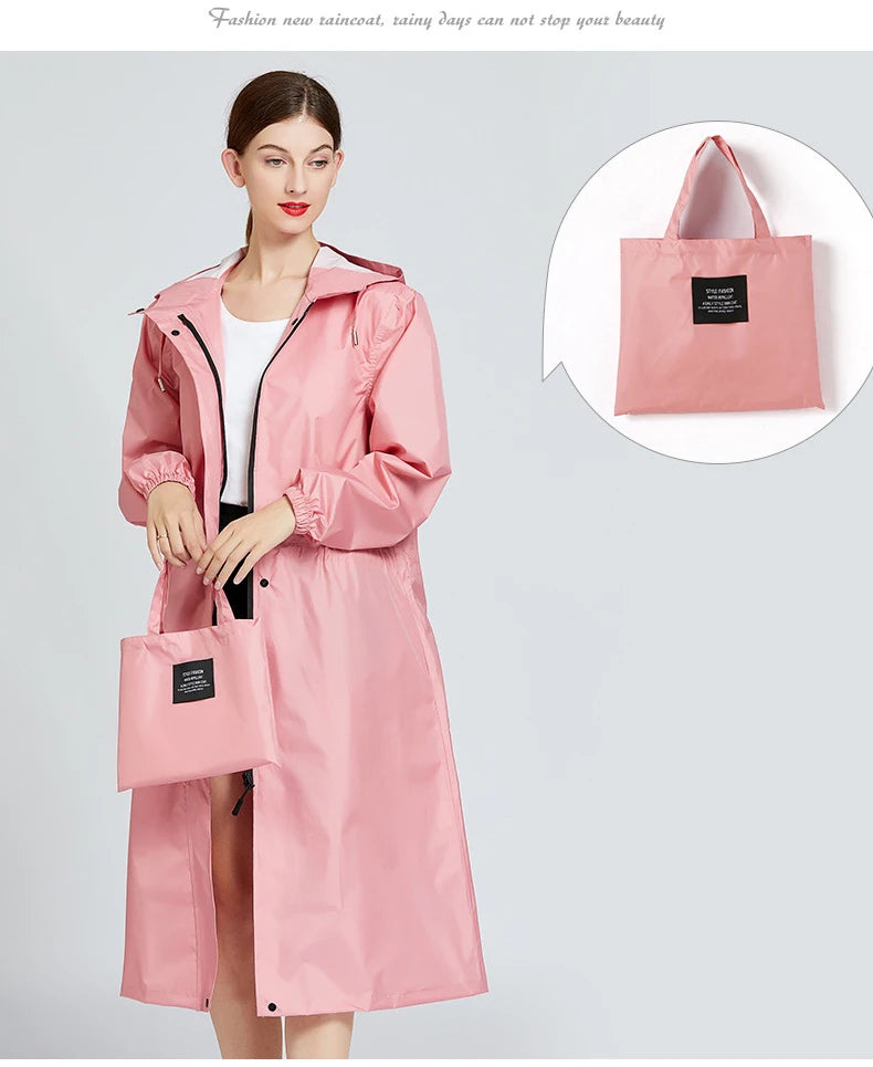 ClearStyle Belted Transparent Raincoat