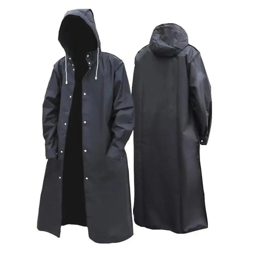 RainRider EVA Long Motorcycle Raincoat