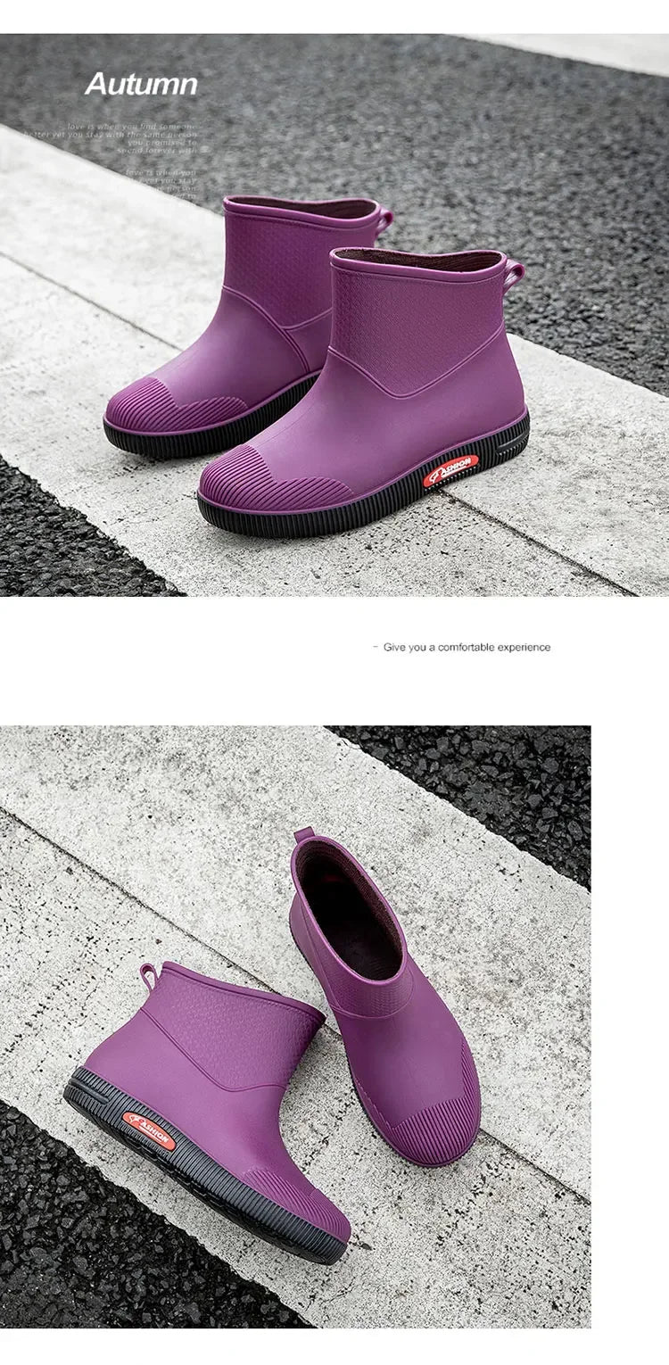 Ankle Rain Boots