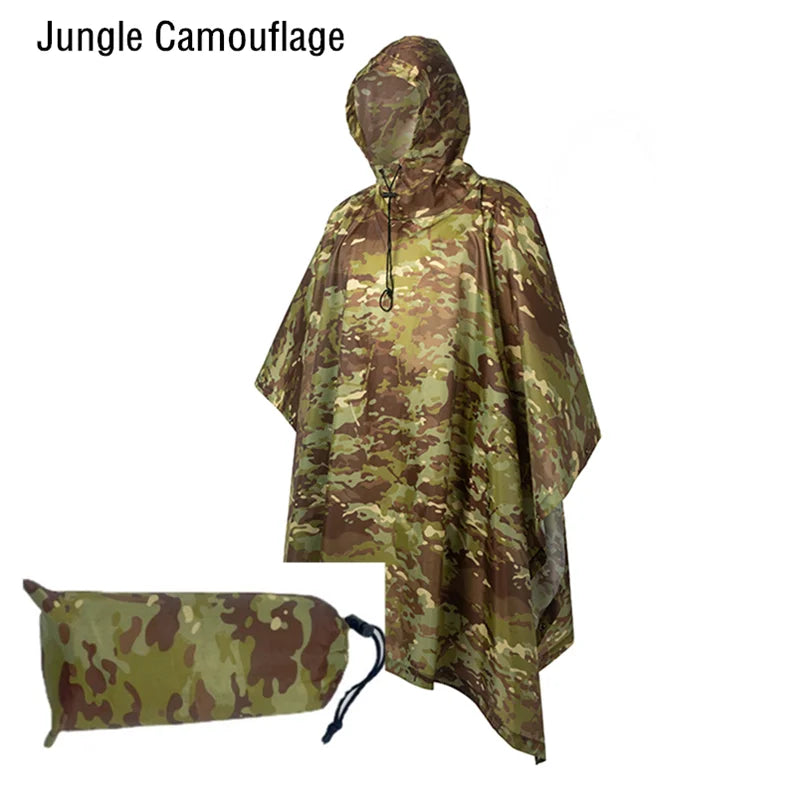 TactiShield Camo Rain Poncho