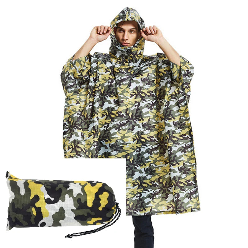 TactiShield Camo Rain Poncho