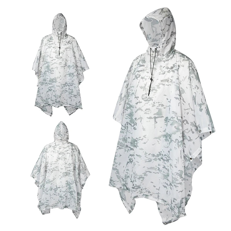 TactiShield Camo Rain Poncho