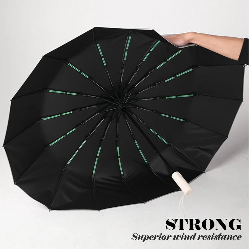 FLEX&COZY® Reinforced Fully Automatic Umbrella - Large Size, 108p