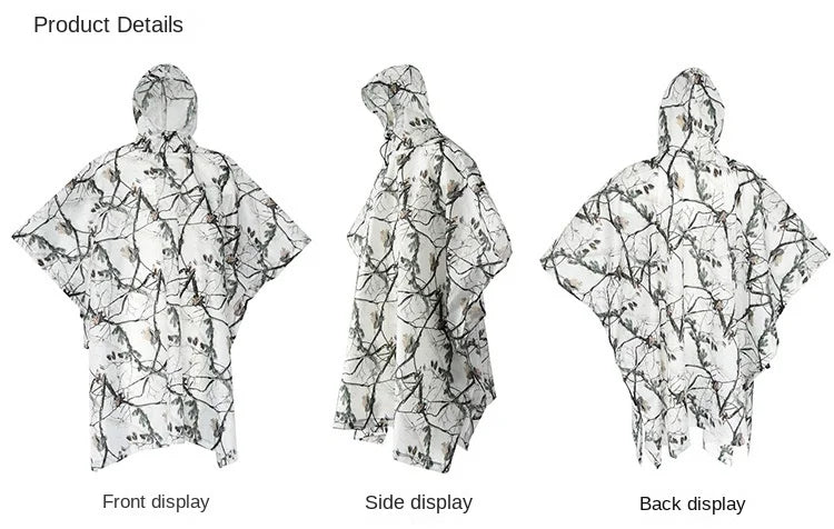 TactiShield Camo Rain Poncho