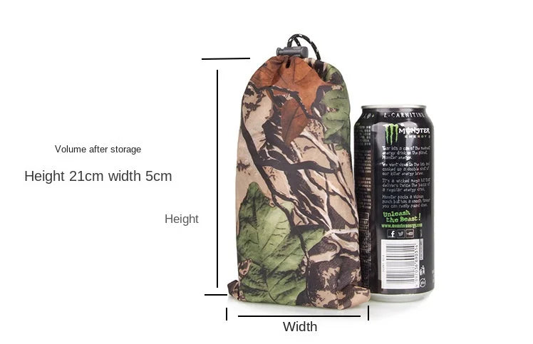 TactiShield Camo Rain Poncho