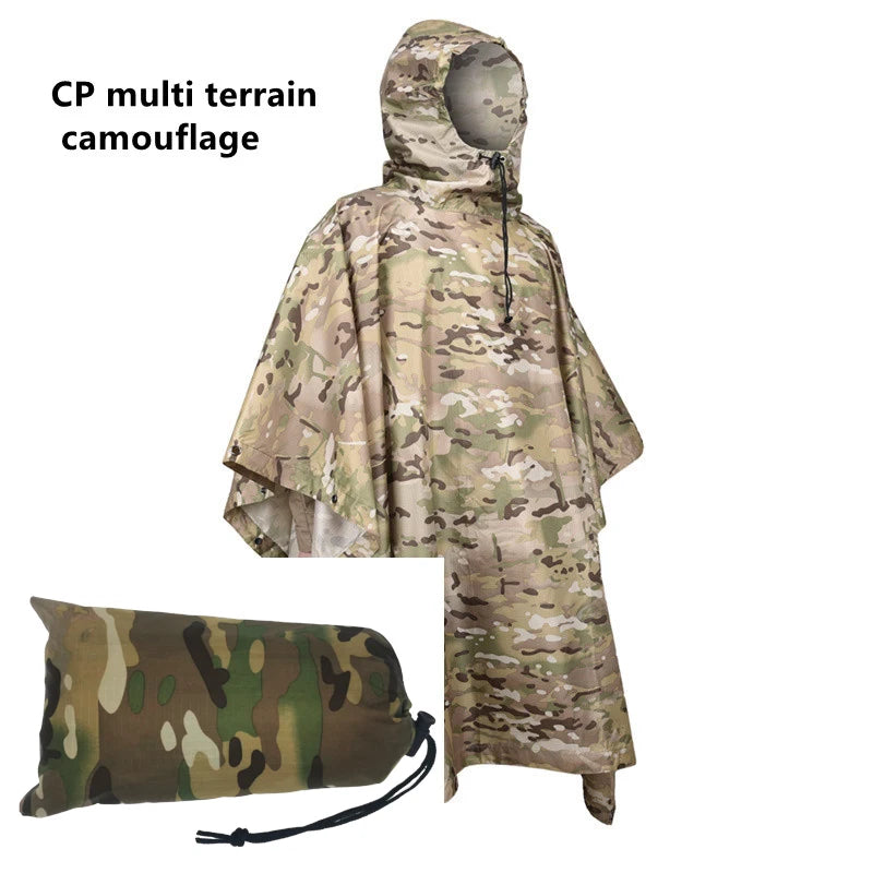 TactiShield Camo Rain Poncho