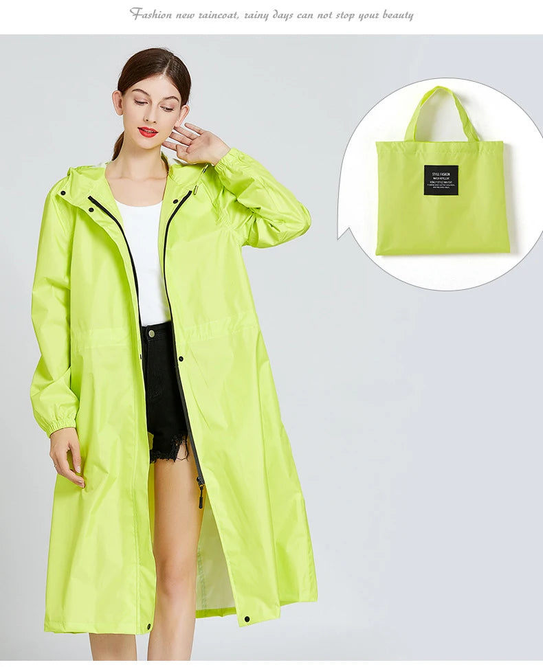 ClearStyle Belted Transparent Raincoat