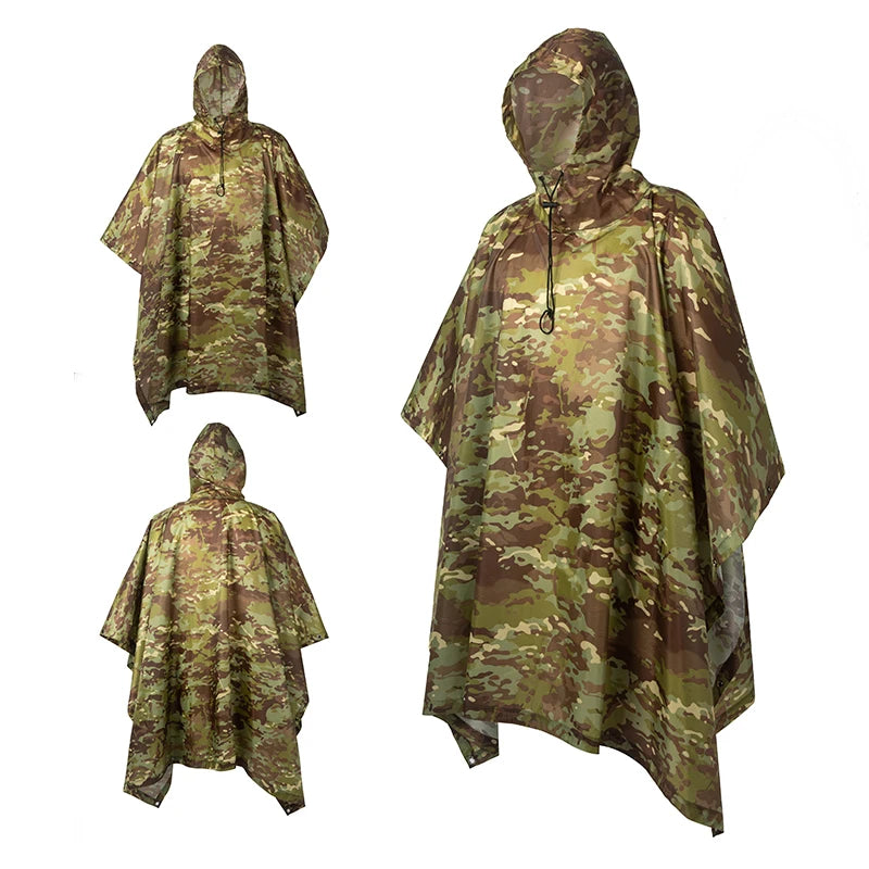 TactiShield Camo Rain Poncho